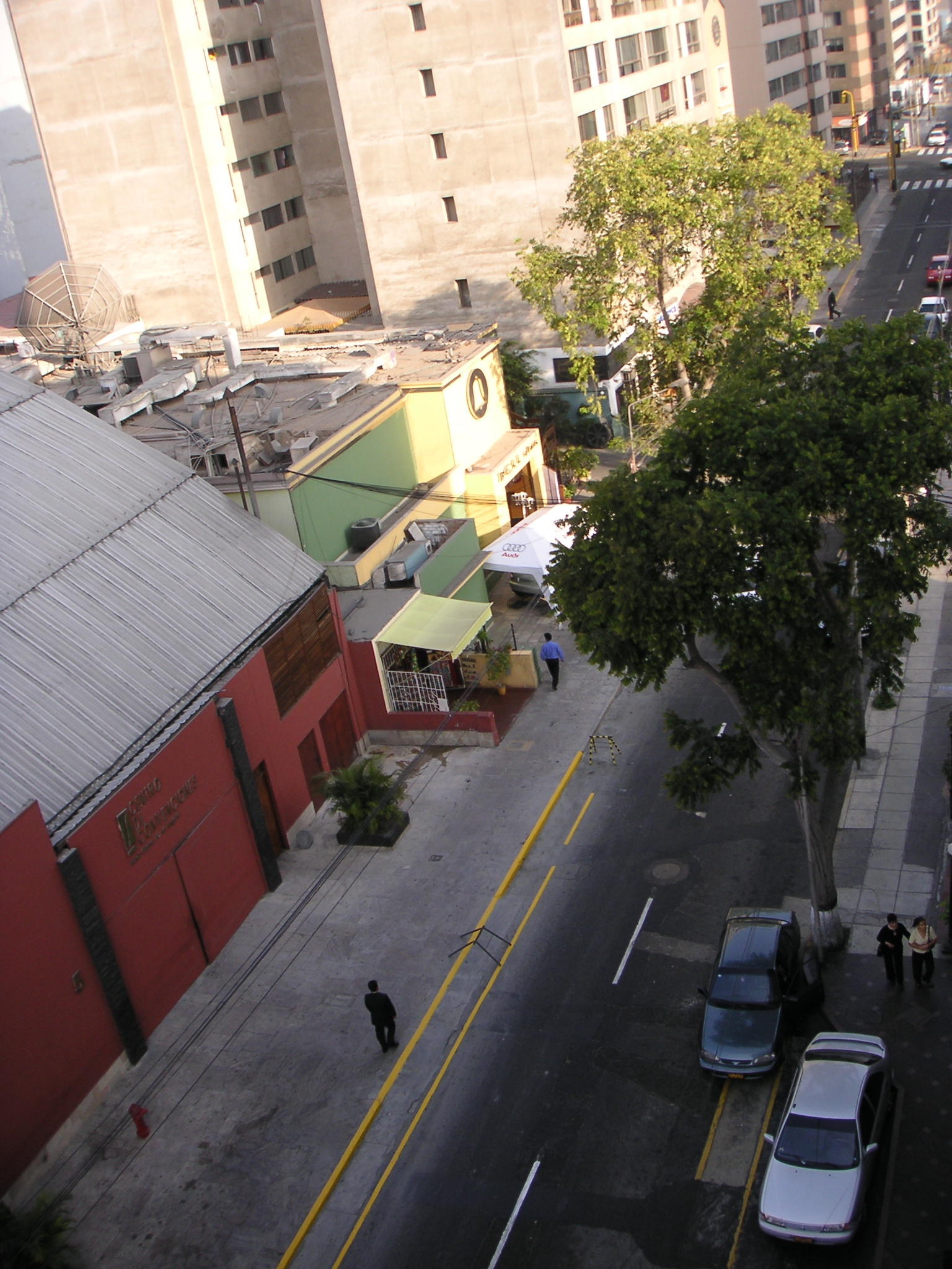 View of Lima from my room in the Hotel María Angola.