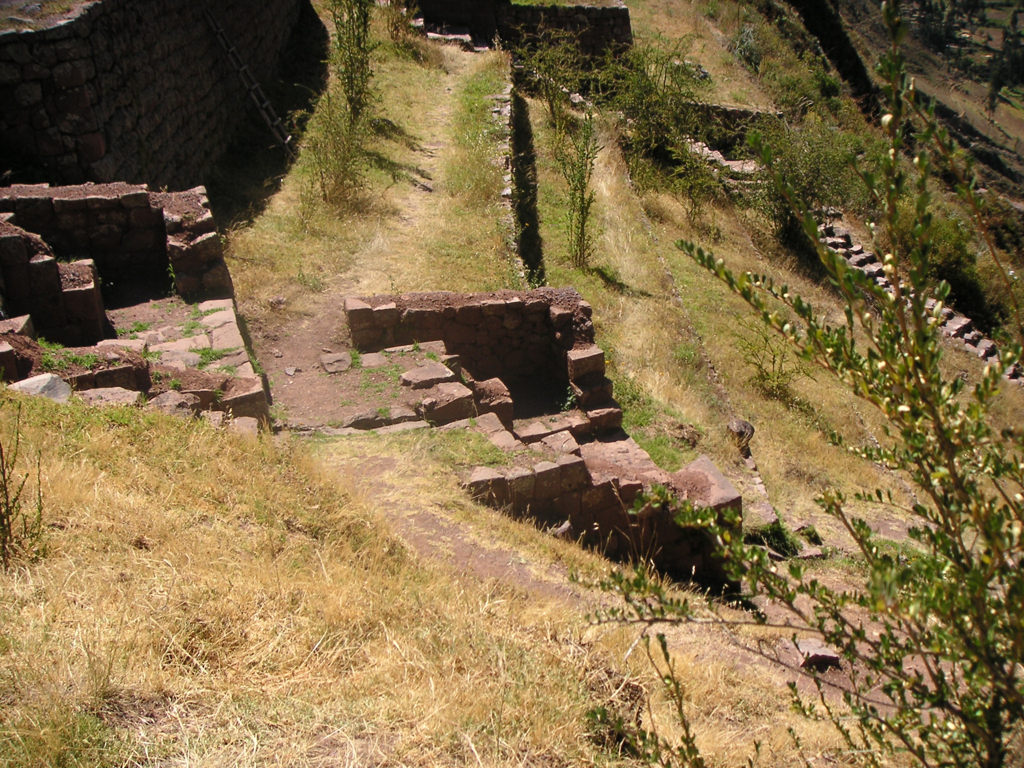 Another view of the Pisac ruins.