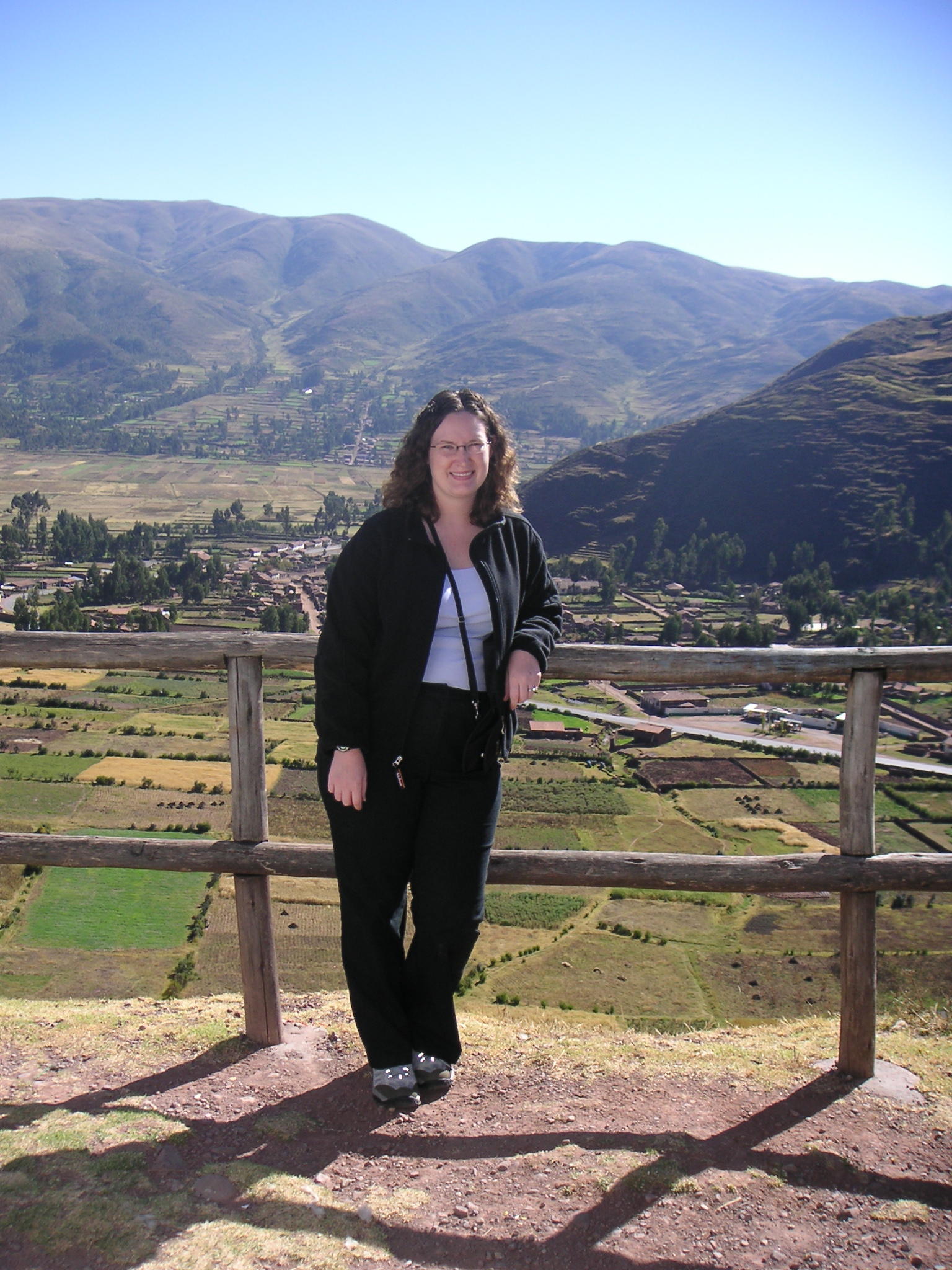 Janet with a view of Taray in the background.