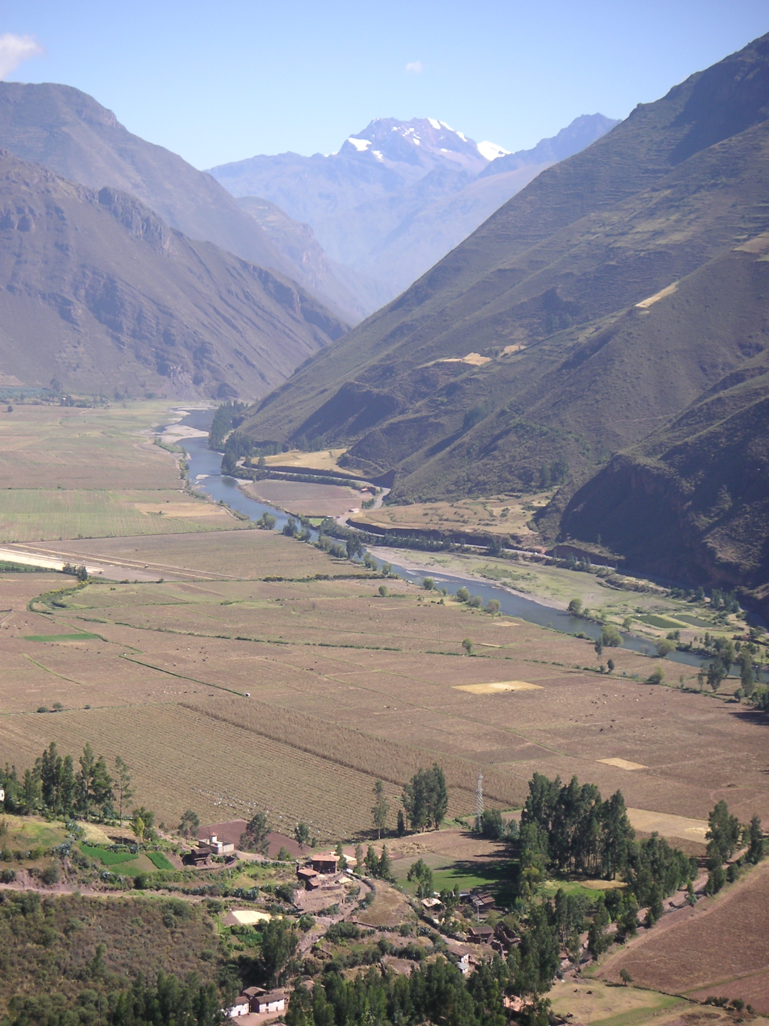 A closer view of the sacred river of the Incas.