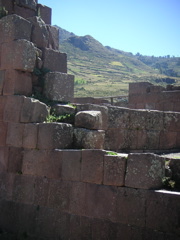 Another close-up view of the Pisac ruins.