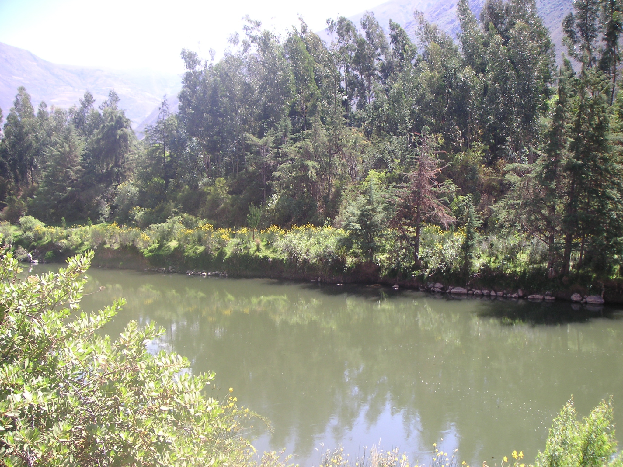 The beginning of the hike up to the salt mines of Maras.