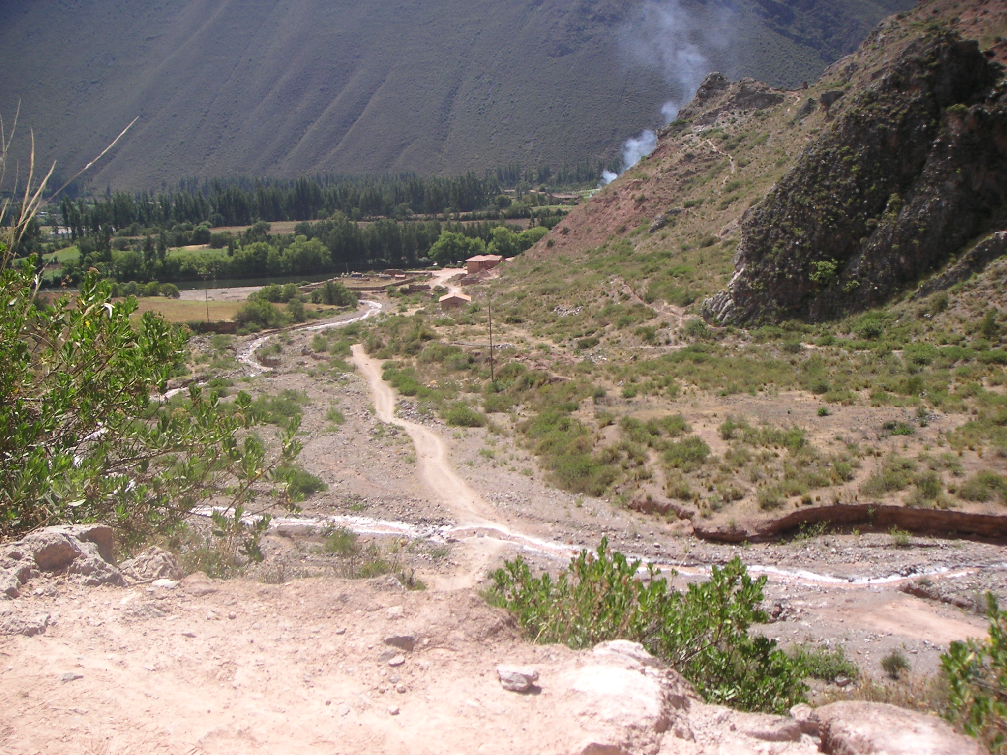 A view of the lower trail we already hiked.