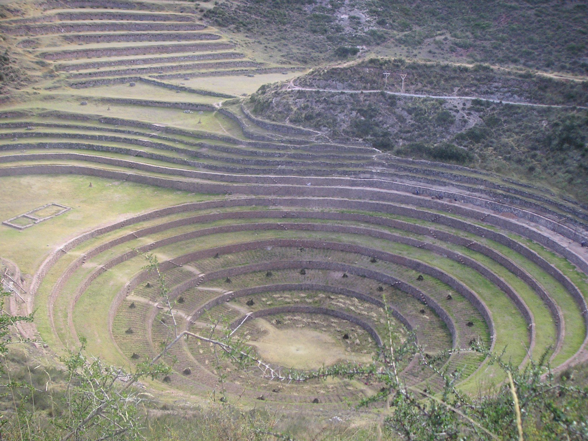 A partial view of the ruins of Moray.