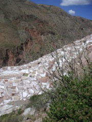 Finally! The salt mines of Maras.