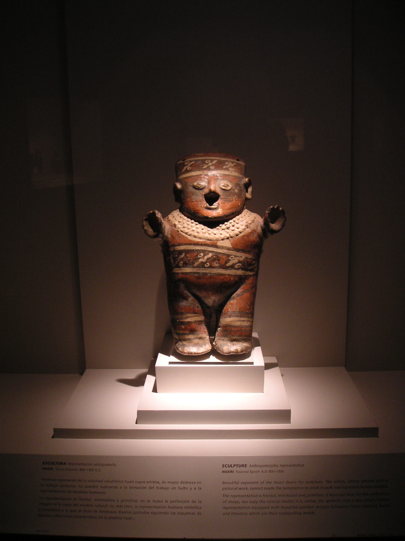 Exhibit in the Museo de Arte Precolombino, Cusco.