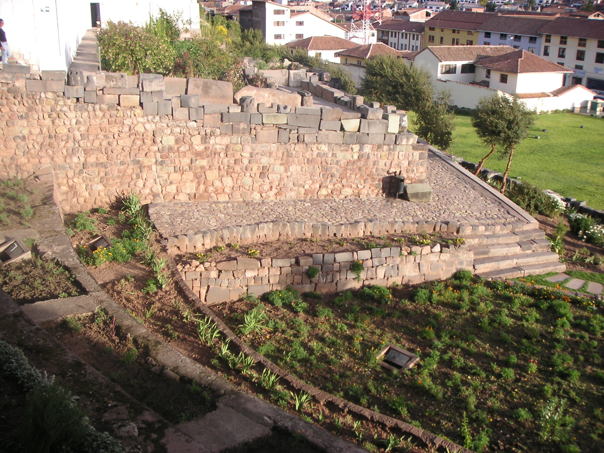 The terraced gardens at Qorikancha (Koricangha), Cusco.