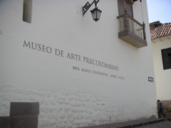 Museo de Arte Precolombino, Cusco.