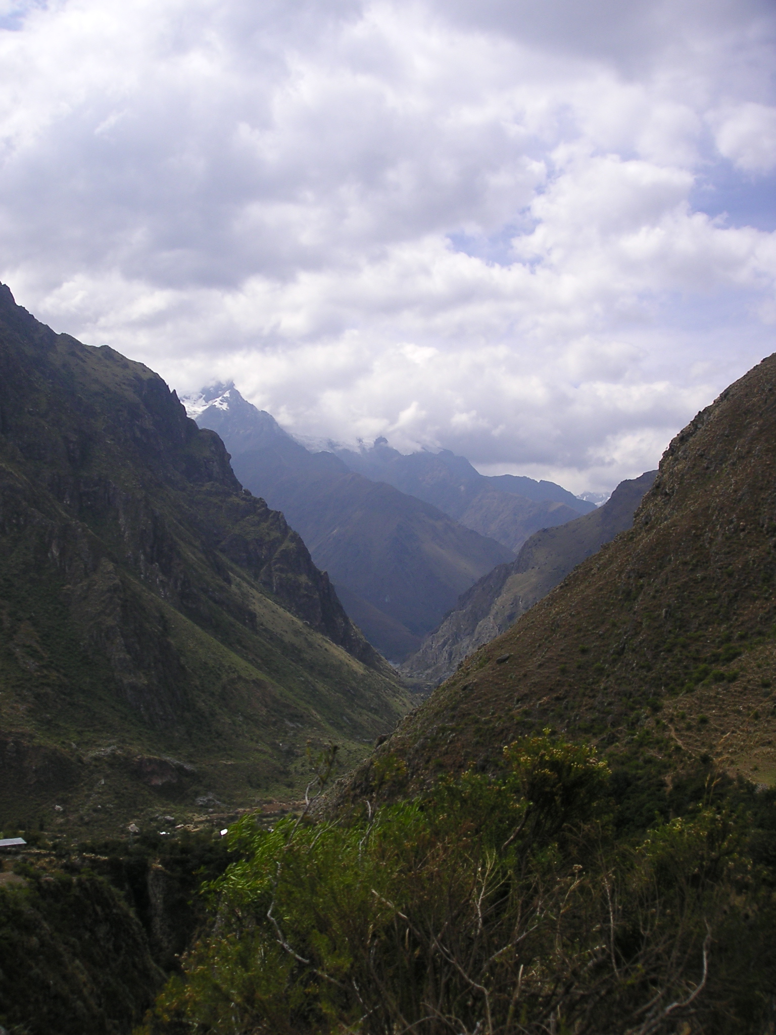 A beautiful view from the top of a small mountain.