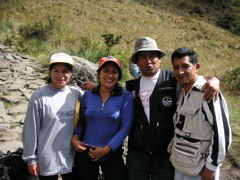 Some of our guides from Pachamama Tour Expeditions.