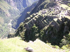 Views from inside Machu Picchu.