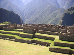 Views from inside Machu Picchu.