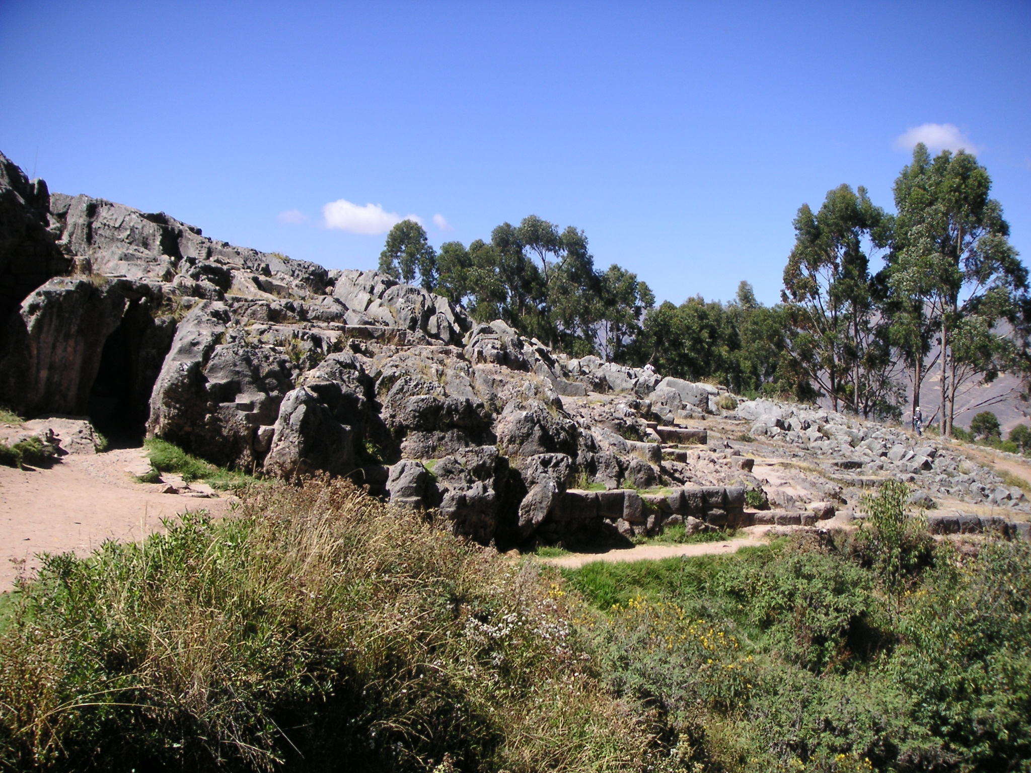 Kenko ruins, formed of limestone.