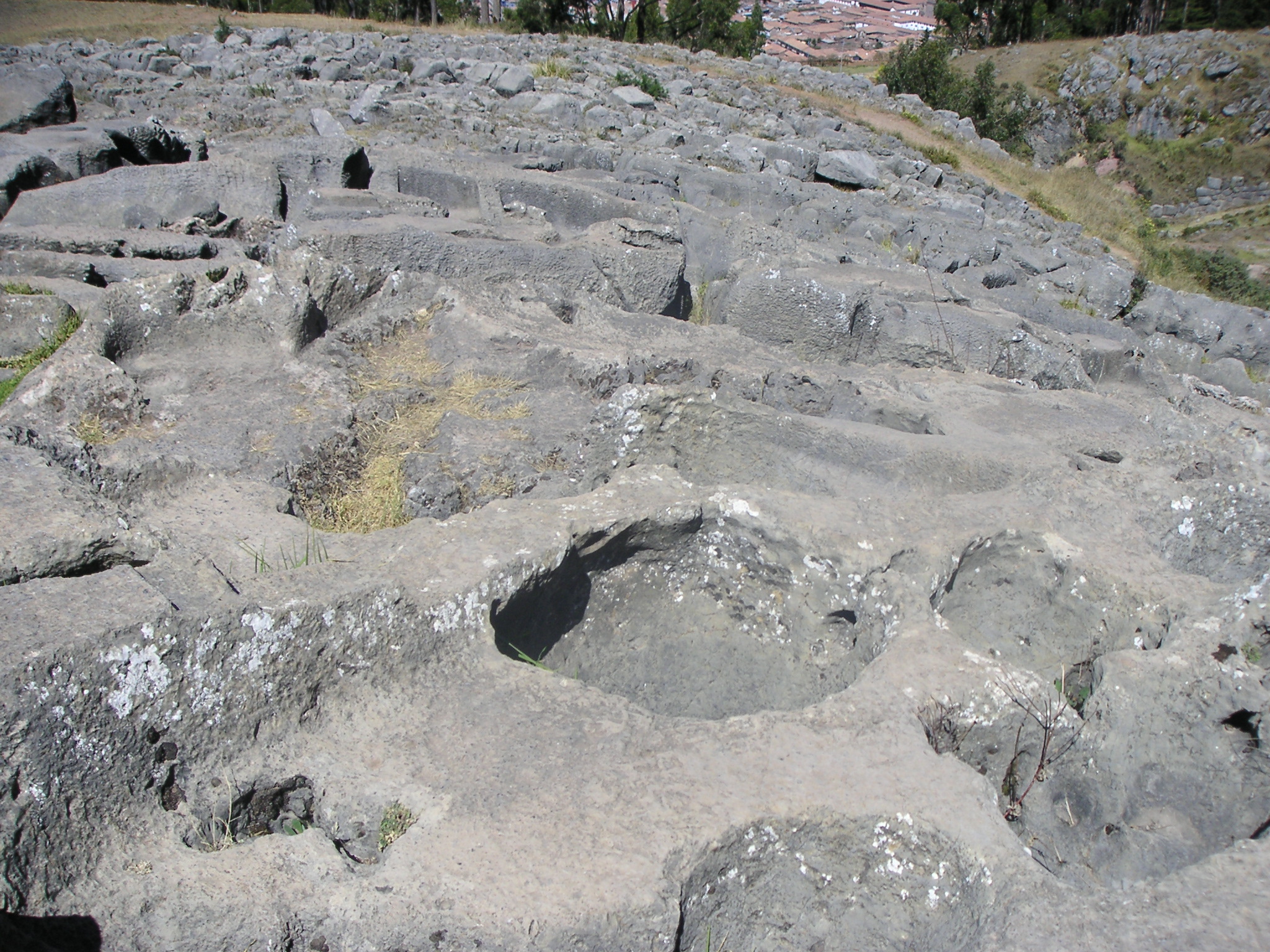 Kenko ruins, formed of limestone.