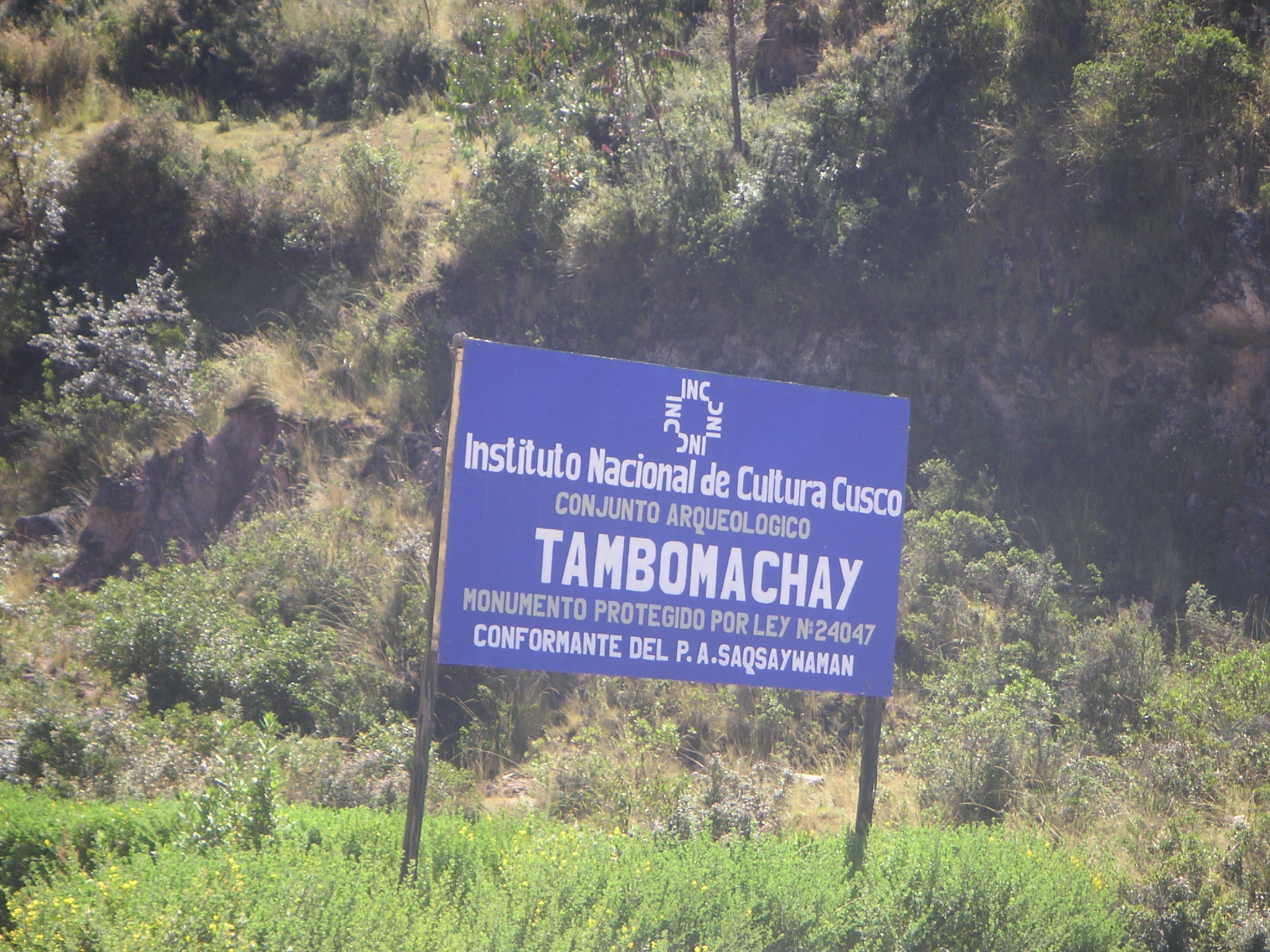 Sign for Tambomachay.