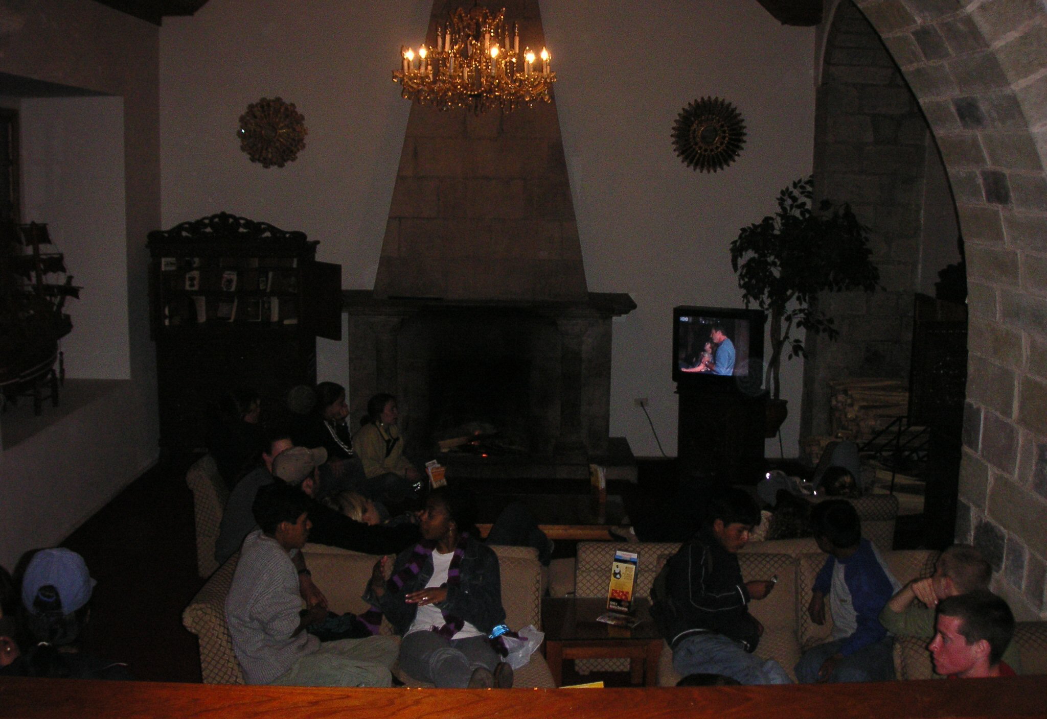 Everyone relaxing in the Hotel Garcilaso, two nights before we go back to Lima.