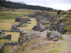 The ruins of Sacsayhuaman (Saqsaywaman), Cusco.