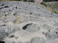 Kenko ruins, formed of limestone.