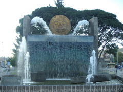 The fountain just outside the "mercado indio" in Cusco.