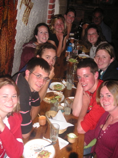 Dinner with friends the night before we leave for Lima. Chao Cusco!