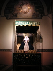 Inside La Catedral de Francisco Pizarro in Lima.