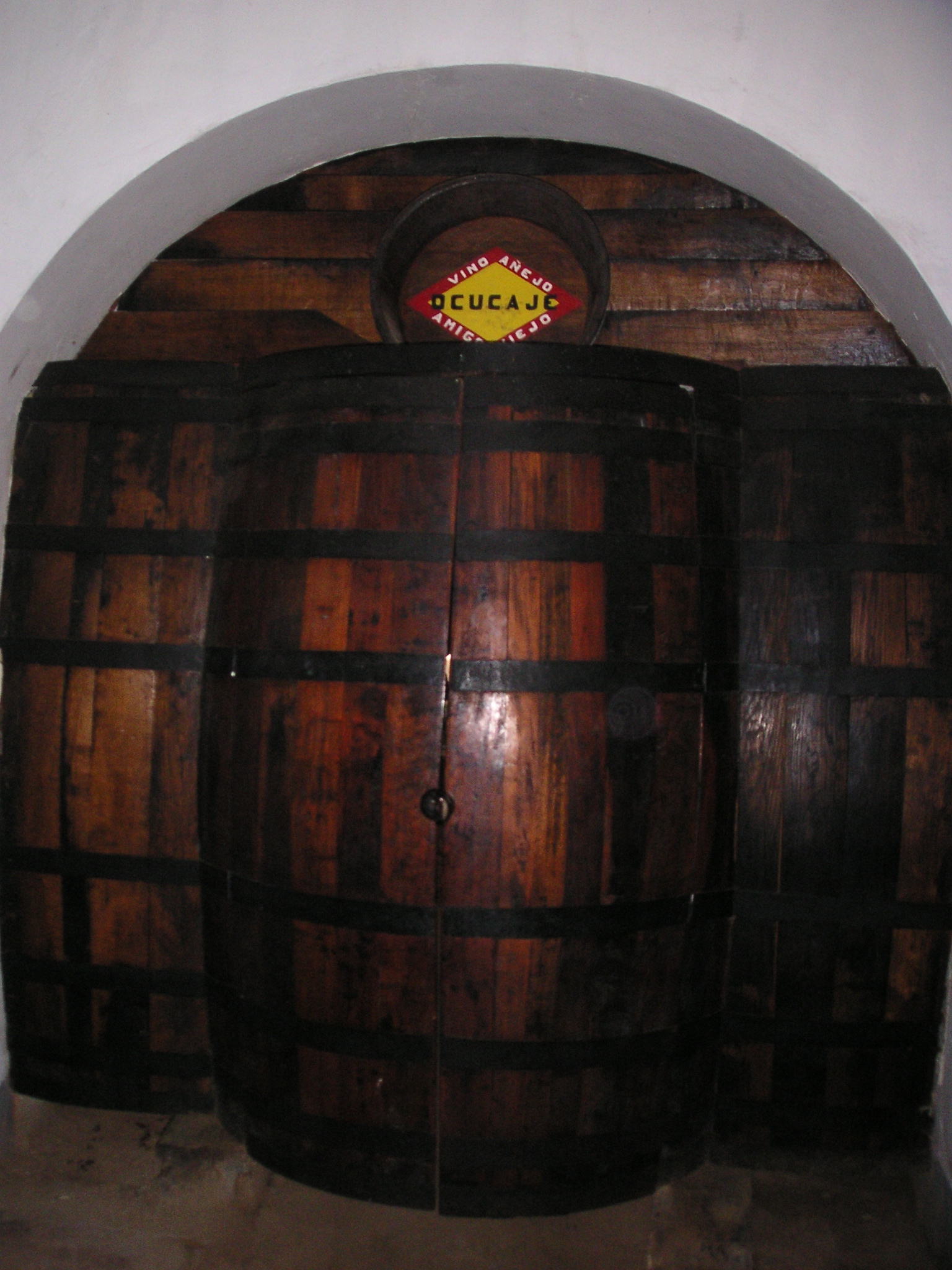 Just inside the Ocucaje Winery.