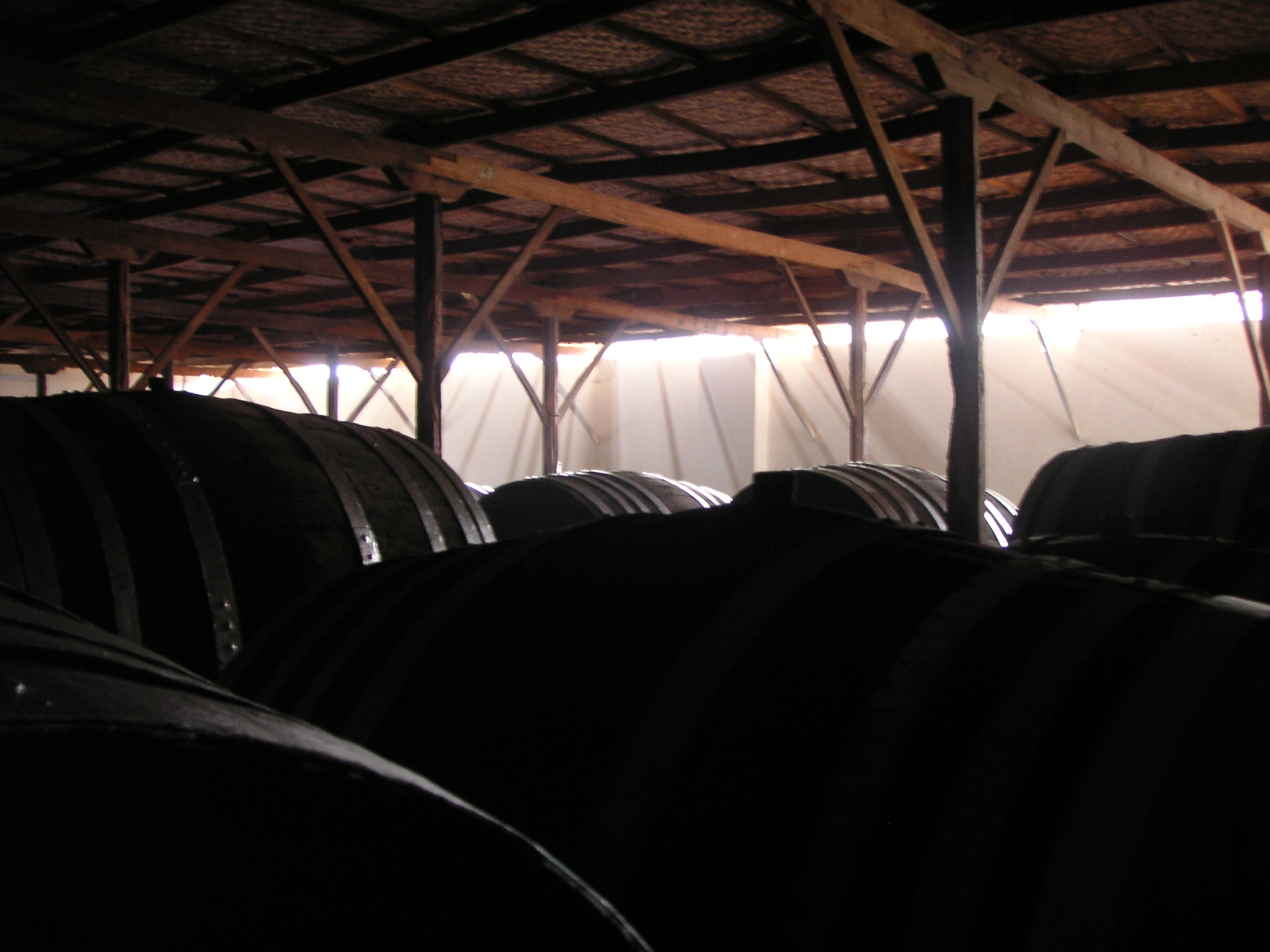 Inside the Ocucaje Winery.