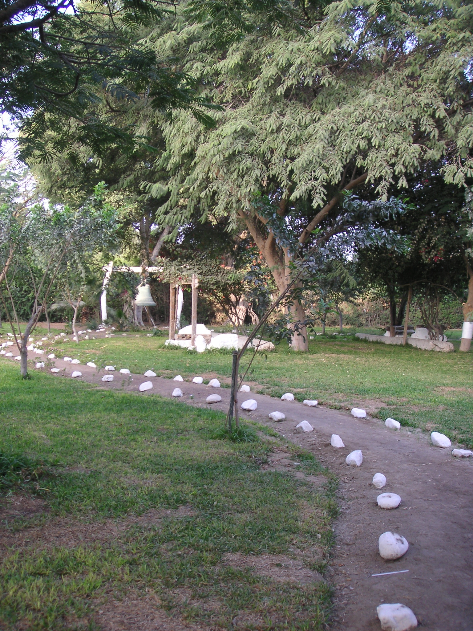 A view of the grounds of the Hotel-Hacienda Ocucaje.