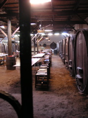 Inside the Ocucaje Winery.