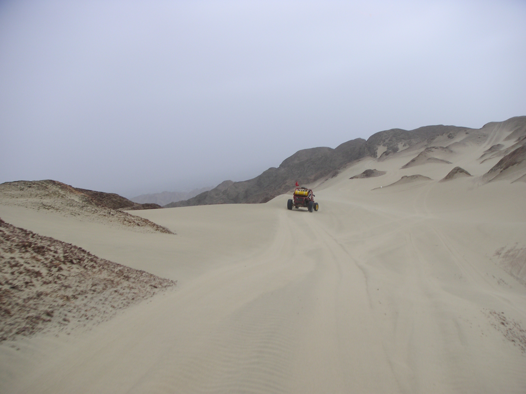 The dune buggy ride.