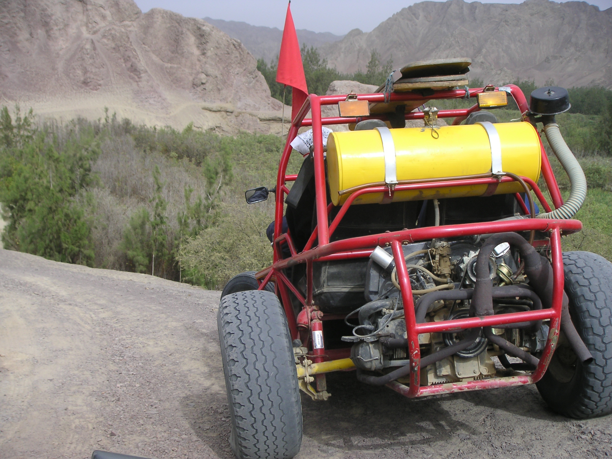 The dune buggy ride.