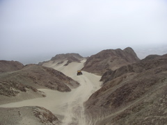 The dune buggy ride.