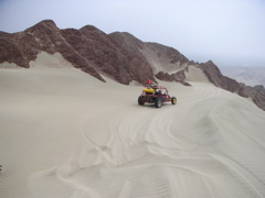 The dune buggy ride.