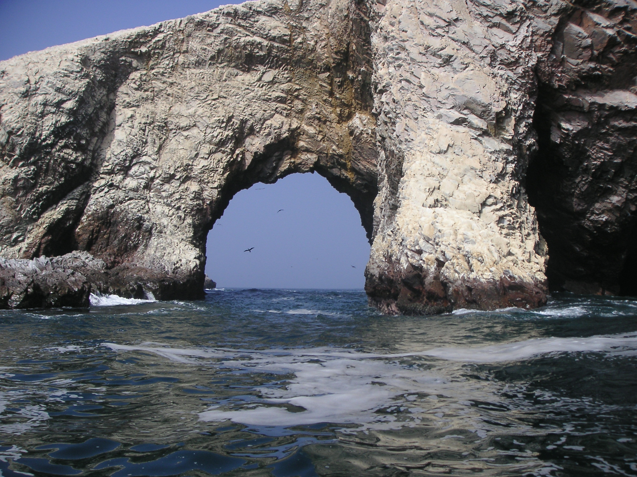 Some rock formations seen from the boat.