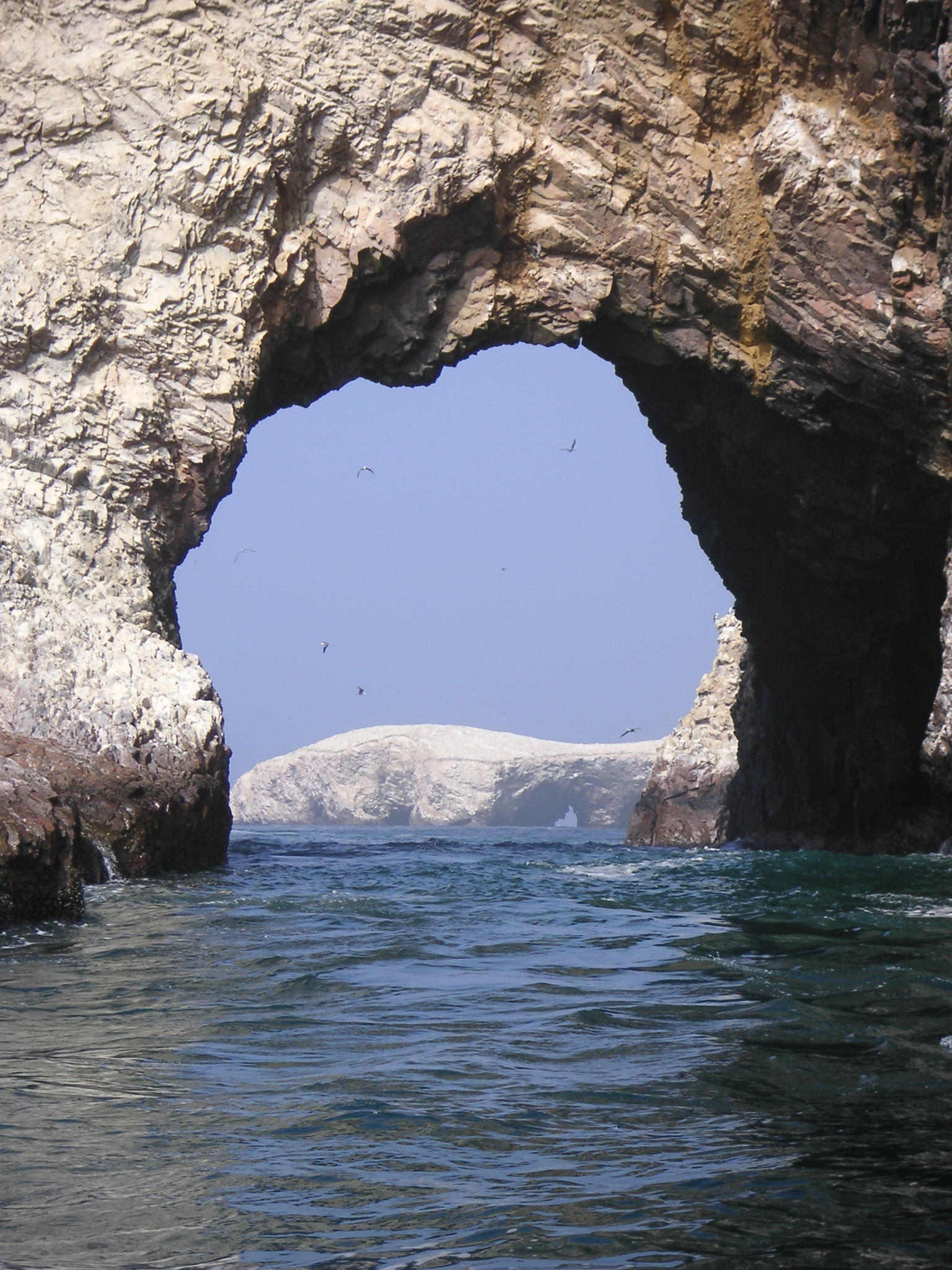 Some rock formations seen from the boat.