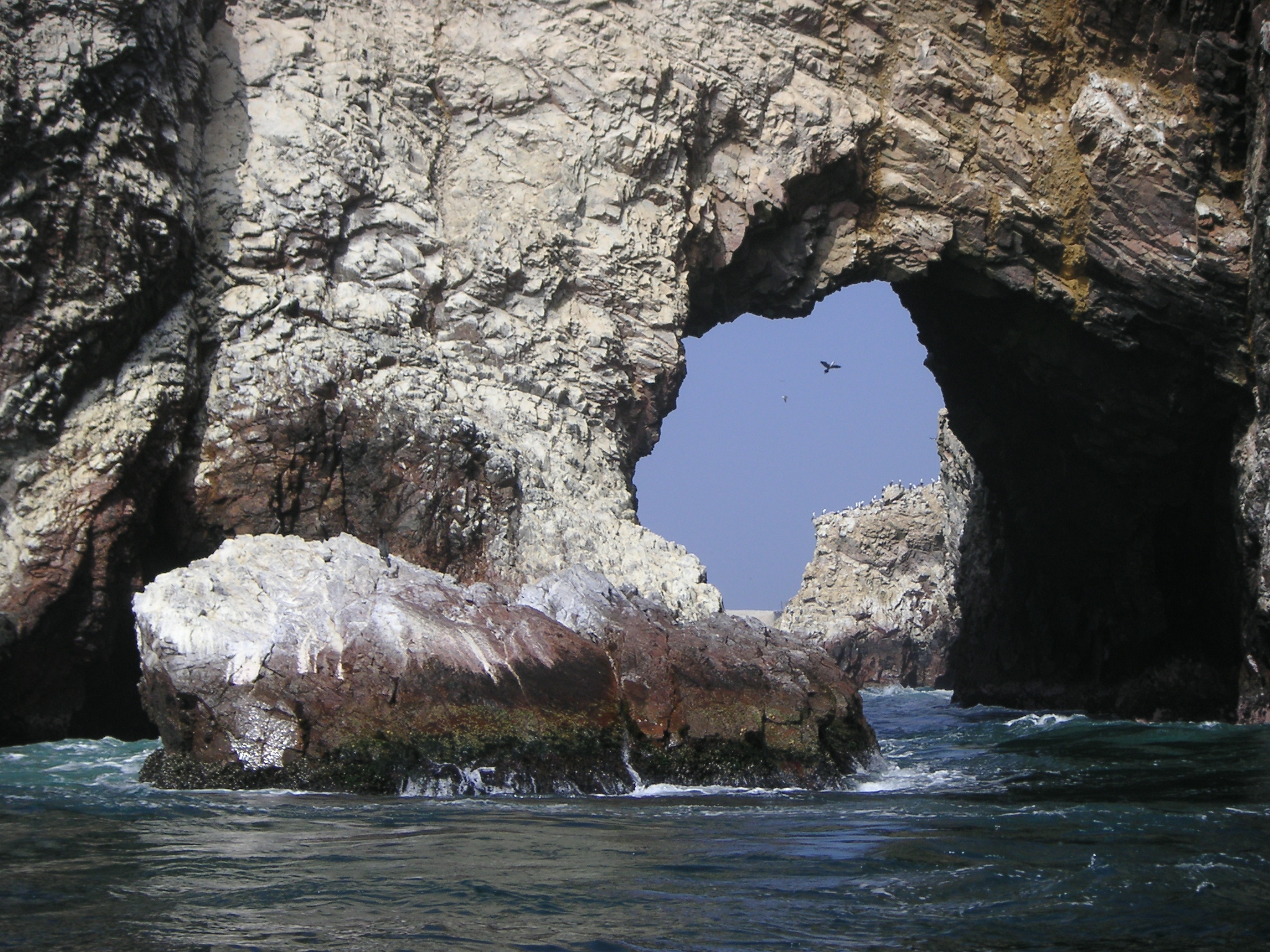 Some rock formations seen from the boat.