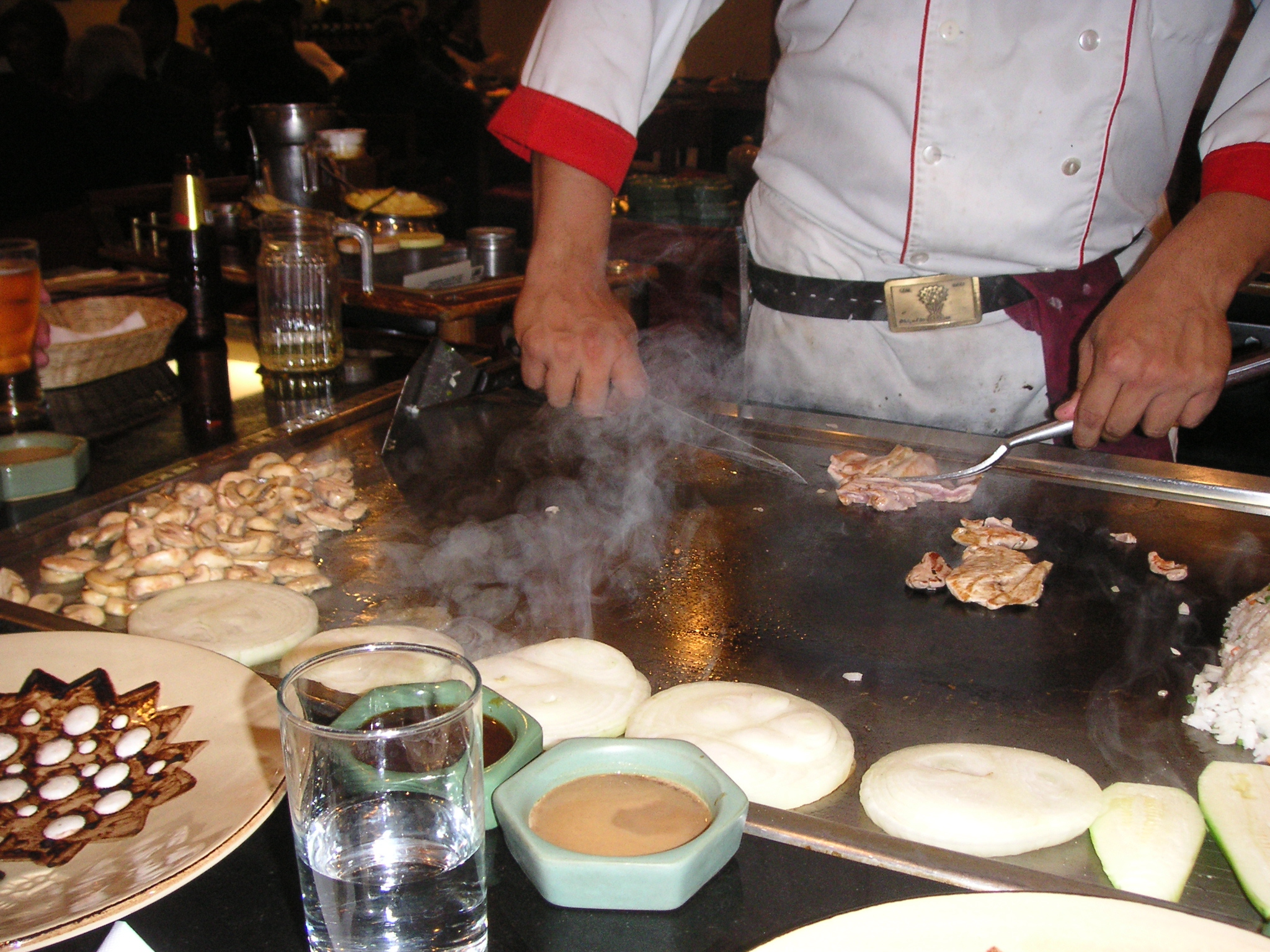 Dinner at Benihana in Jockey Plaza, Lima.