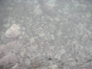 A view of the water from the dock, Pucusana.