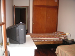 Our bedroom at Maritza's house, Surco, Lima, Perú. Andrea and I lived here for 4 weeks.