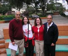 Carlos, Jenn, Janet, and Guillermo, Parque Roosevelt.