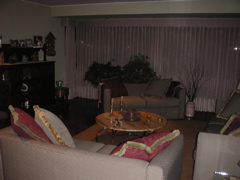 The living room at Maritza's house, Surco, Lima, Perú. Andrea and I lived with Maritza for 4 weeks.