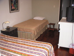 Our bedroom at Maritza's house, Surco, Lima, Perú. Andrea and I lived here for 4 weeks.